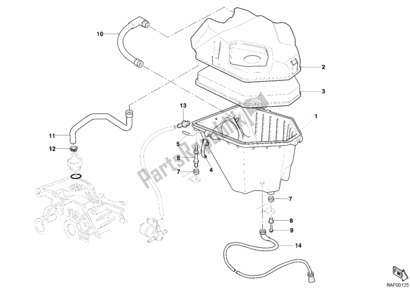 Tutte le parti per il Presa del Ducati Multistrada 1100 S USA 2009